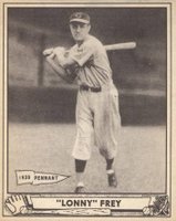 1940 Play Ball #76 Lonny Frey Baseball Card
