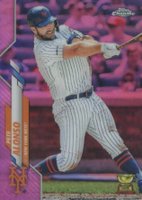 2020 Topps Chrome #80 Pete Alonso Pink Refractor Baseball Card