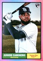 2024 Topps Archives #33 Junior Caminero Pink Foilboard Baseball Card
