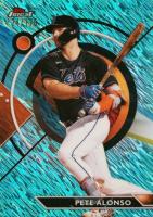 2023 Topps Finest #57 Pete Alonso Aqua Shimmer Baseball Card