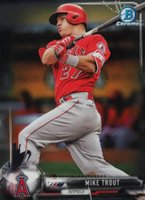 2017 Bowman Chrome #100 Mike Trout Baseball Card