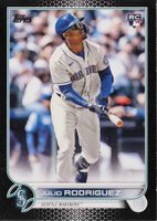 2022 Topps Update #US44 Julio Rodriguez Black Baseball Card