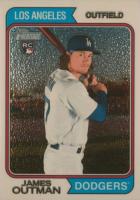 2023 Topps Heritage #93 James Outman Chrome Baseball Card