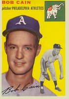 1954 Topps #61 Bob Cain Baseball Card