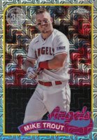 2024 Topps Silver Pack 1989 Chrome Promo #100 Mike Trout Series 2 Baseball Card