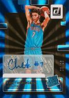 2022 Panini Donruss #202 Chet Holmgren Rated Rookie Signature-Blue Holo Laser Basketball Card