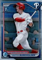 2024 Bowman Draft #BDC60 Griffin Burkholder Chrome Baseball Card