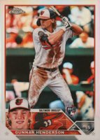2023 Topps Chrome #2 Gunnar Henderson Refractor Baseball Card