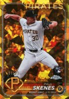 2024 Topps Chrome Sapphire Update Series #288 Paul Skenes Gold Baseball Card