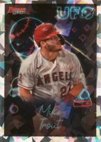 2022 Bowman's Best Bowman UFO #UFO1 Mike Trout Atomic Refractor Baseball Card