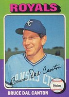 1975 Topps #472 Bruce Dal Canton Baseball Card