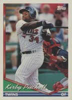 1994 Topps #100 Kirby Puckett Baseball Card