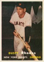 1957 Topps #61 Dusty Rhodes Baseball Card