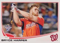 2013 Topps Update #US100 Bryce Harper Baseball Card