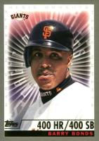 2000 Topps #476 Barry Bonds Magic Moments-400 HR/400 SB Baseball Card