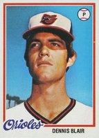 1978 Topps #466 Dennis Blair Baseball Card