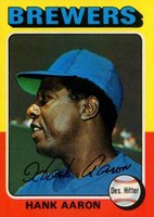 1975 O-Pee-Chee #660 Hank Aaron Baseball Card