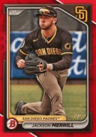 2024 Bowman Paper Prospects #BP145 Jackson Merrill Red Baseball Card