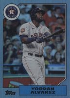 2022 Topps Archives #298 Yordan Alvarez Blue Foil Baseball Card