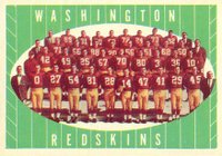 1961 Topps #131 Washington Redskins Football Card