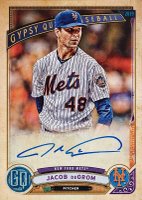 2019 Topps Gypsy Queen Autographs #JD Jacob DeGrom Bazooka Back Baseball Card