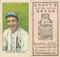 1909 Croft's Cocoa # Eddie Collins Baseball Card