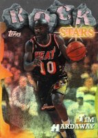 1997 Topps Rock Stars #RS8 Tim Hardaway Refractor Basketball Card