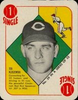 1951 Topps Red Backs #39 Ted Kluszewski Baseball Card