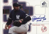 1999 SP Signature Autographs #ED Orlando Hernandez Baseball Card