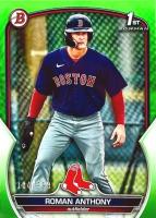 2023 Bowman Paper Prospects #BP71 Roman Anthony Neon Green Baseball Card