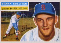 1956 Topps #71 Frank Sullivan White Back Baseball Card