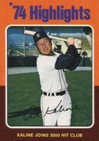 1975 O-Pee-Chee #4 Al Kaline '74 Highlights Baseball Card