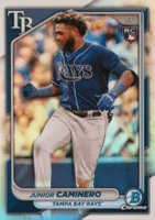 2024 Bowman Chrome #56 Junior Caminero SP Baseball Card
