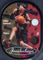 2004 Skybox E-XL Jambalaya #8 Allen Iverson XL Basketball Card