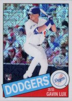 2020 Topps Update Silver Pack 1985 Chrome Promo #CPC23 Gavin Lux Baseball Card