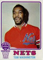 1973 Topps #182 Tom Washington Basketball Card