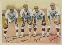 1936 R312 # Phil Cavarretta/Babe Herman/Bill Jurges/Stan Hack Baseball Card