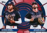 2025 Topps Dynamic Duos #DD6 Dylan Crews/James Wood Baseball Card