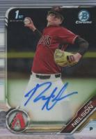 2019 Bowman Draft Chrome Draft Picks Autograph #CDARN Ryne Nelson Baseball Card