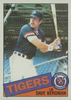 1985 Topps #368 Dave Bergman Baseball Card