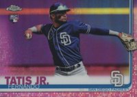 2019 Topps Chrome #203 Fernando Tatis Jr. Pink Refractor Baseball Card