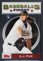 2020 Finest Flashbacks #146 A.J. Puk Baseball Card