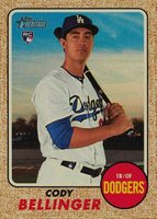 2017 Topps Heritage  #678 Cody Bellinger Mini Baseball Card