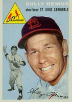 1954 Topps #117 Solly Hemus Baseball Card