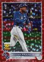 2022 Topps #215 Wander Franco Red Foilboard Baseball Card