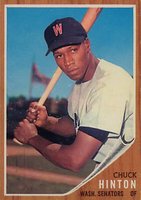 1962 Topps #347 Chuck Hinton Baseball Card