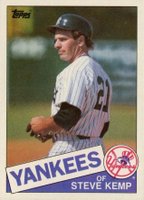 1985 Topps #120 Steve Kemp Baseball Card