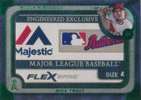 2019 Topps Museum Collection Museum Memorabilia 1/1 #MMMT Mike Trout Laundry Tag Baseball Card