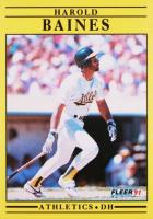 1991 Fleer #2 Harold Baines Baseball Card
