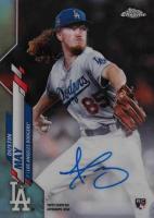 2020 Topps Chrome Rookie Autographs #RADM Dustin May Refractor Baseball Card